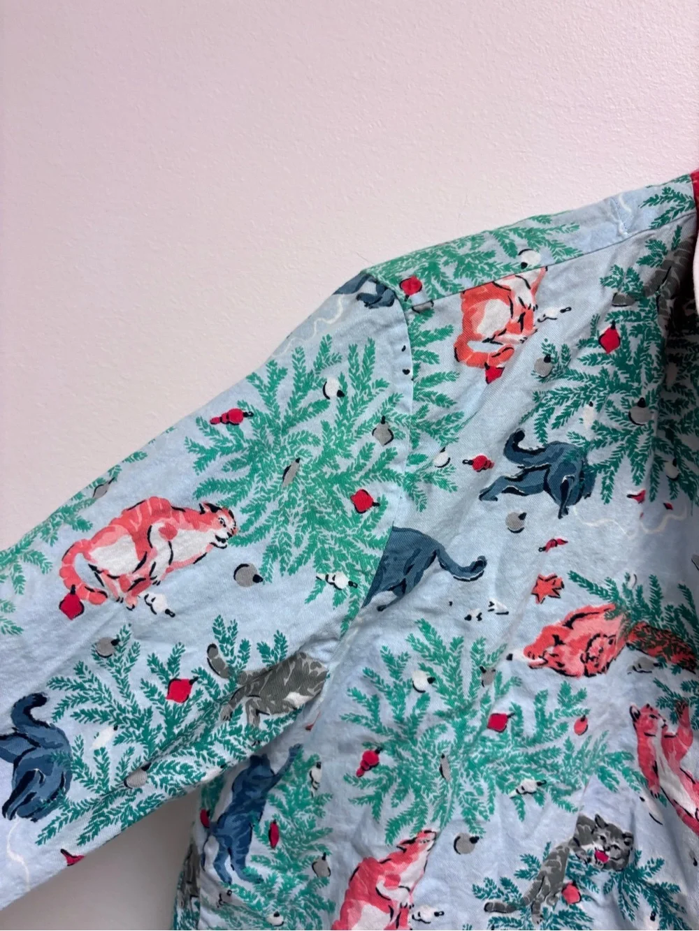 Printfresh Christmas Frisky Firs Pajama Top